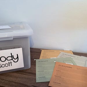Boîte à souvenirs scolaires