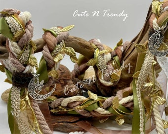 Fairy Woodland Handfasting Cord / wedding ceremony unity cord