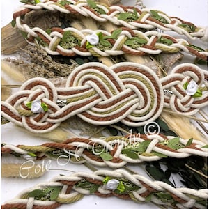 Handfasting cord Celtic Knot wedding ceremony unity cord