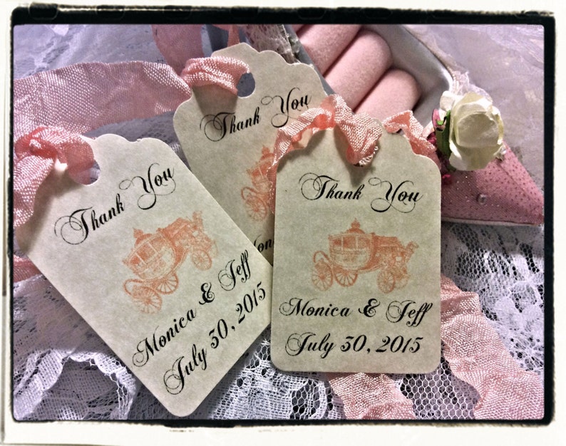 Wedding Favor Tag / Princess wedding/ Fairytale wedding Gift Etsy