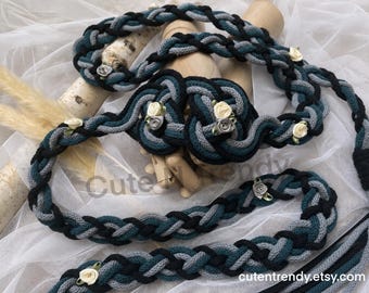 Handfasting Schnur Doppelherz maßgeschneiderte Hochzeitzeremonien / Einheit Seil