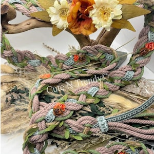 Woodland Handfasting-snöre bröllopsceremoni enhetssnöre