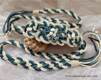 Handvast High-End Everlasting Love Symbol-koordceremonie-eenheidskoord