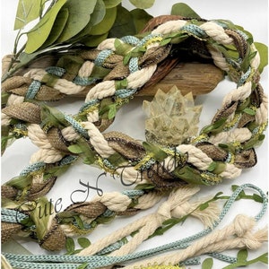 Handfasting Celtic Fairy Woodland Cord / wedding ceremony unity cord