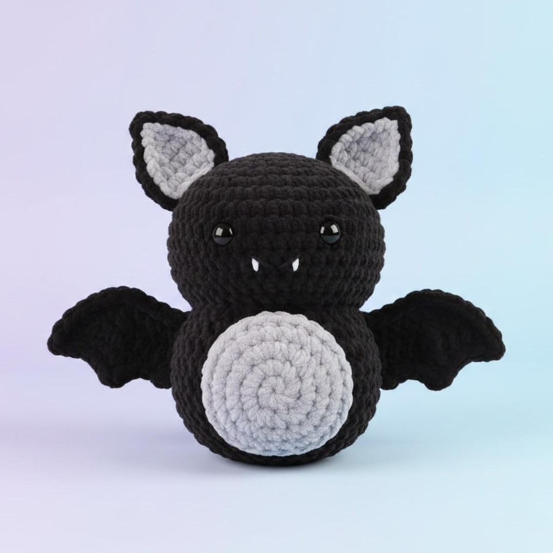 Handmade Crochet Bat Pattern - PDF Digital Download - Cute Plush ...