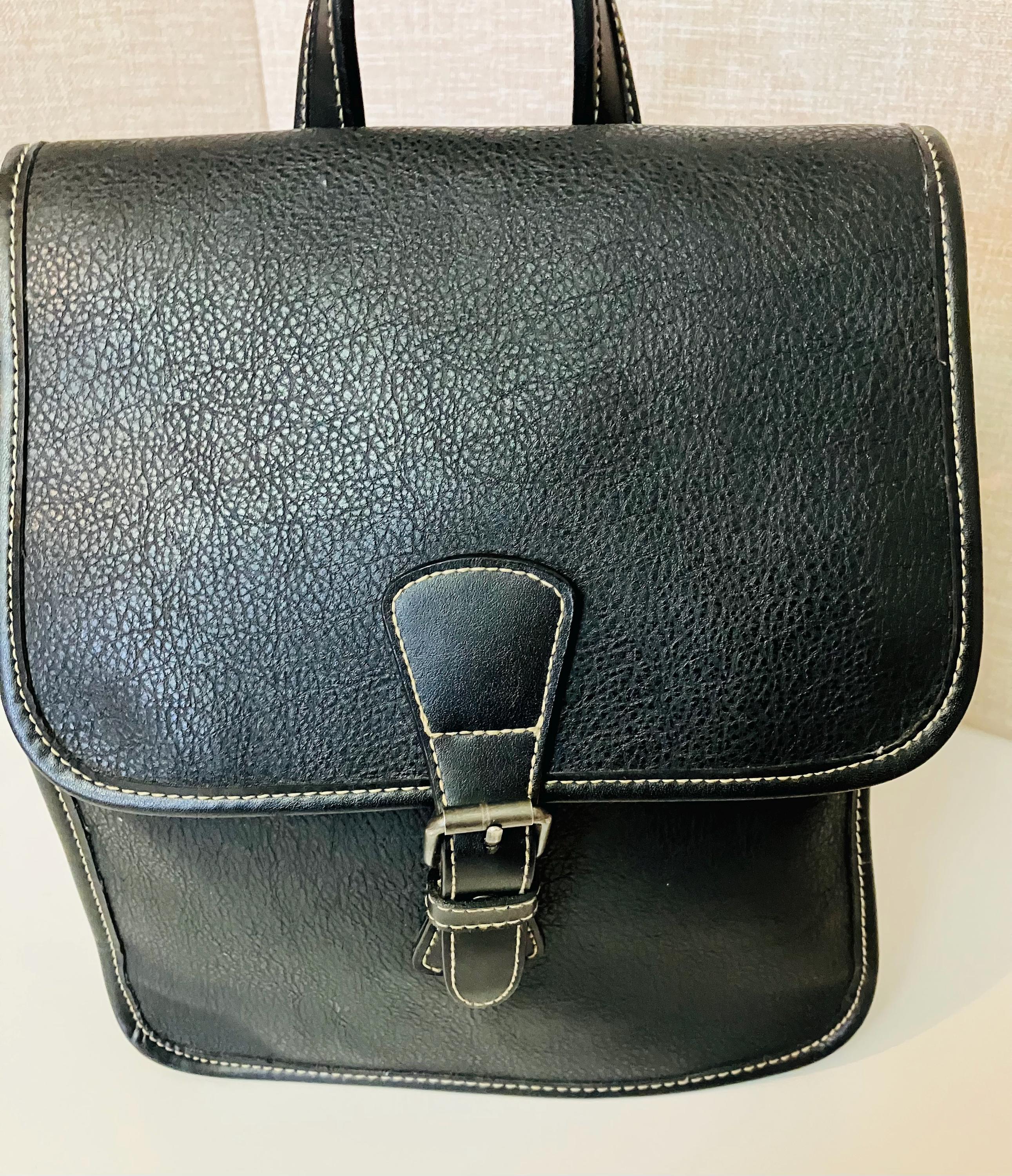 Vintage Gap Faux Leather Backpack - Etsy display picture 1