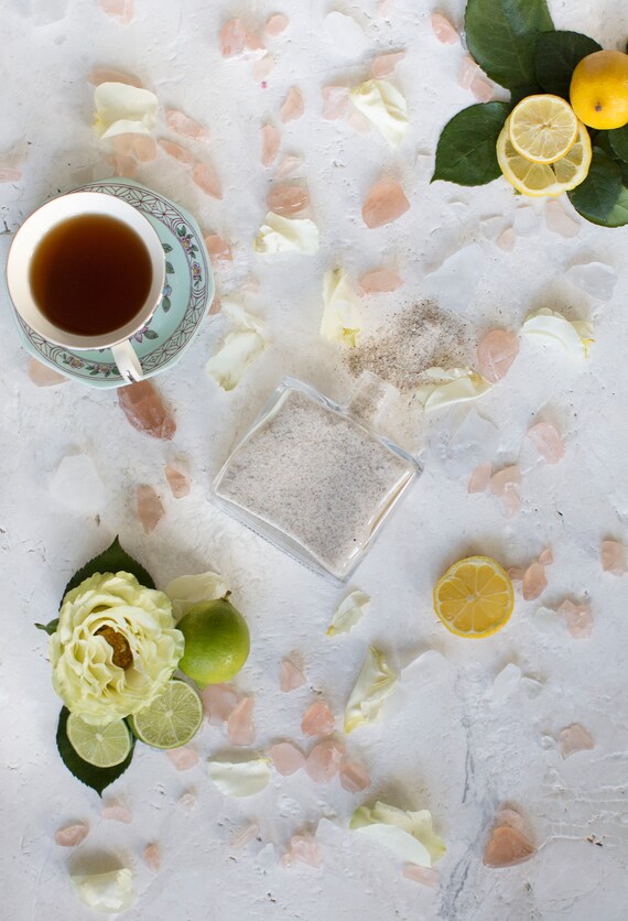 White Tea Ginger Luxury Silk Bath Salts Ritual Bath Salts Etsy