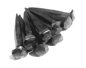 Paquete de 10 clavos de cabeza cuadrada forjados a mano