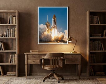 5x7 スペースシャトル チャレンジャー号初打ち上げ写真 初打ち上げ STS
