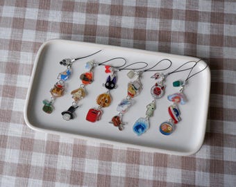 Handmade Studio Ghibli Inspired Charms, Keychains, Electronic Accessories