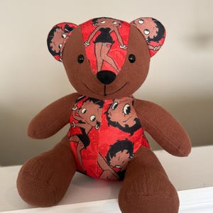 Custom Memory Bear, Keepsake Remembrance Plush, Made from Baby Clothes, Patchwork Keepsake