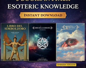 3 Esoteric Books Bundle PDF | Symbolism & Ancient Wisdom | Spanish Language | Instant Download