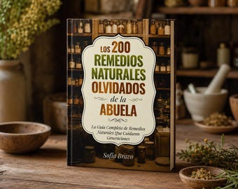 200 Remedios Naturales de la Abuela, Libro Digital de Medicina Natural, Recetas Herbales, Plantas Medicinales y Remedios Caseros