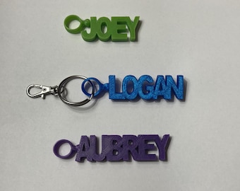 Personalized Name Keychain | 3D Printed