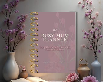 Busy Mom Planner | Calm Mum Life Organizer (Digital Download)