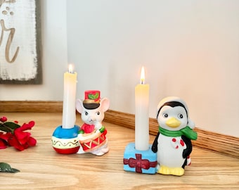 1970年代～80年代のヴィンテージクリスマスブローモールド壁飾り – 3個