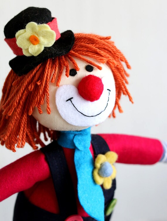 clown soft toy