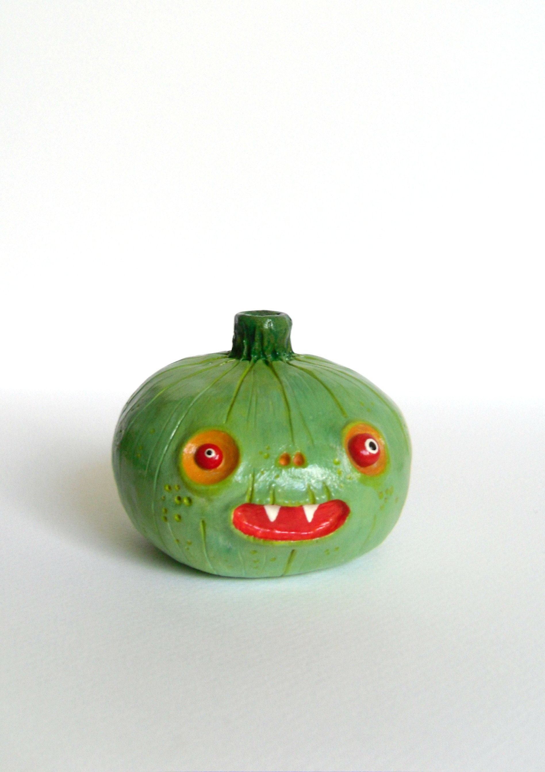 Polymer Clay Pumpkin Decor Halloween Pumpkin Decor Vampire Etsy Polymer Clay Pumpkin Decor Halloween Pumpkin Decor Vampire Etsy