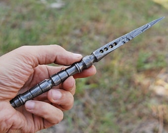 Custom Handmade Double Edge boot knife, Gift knives with Sheath