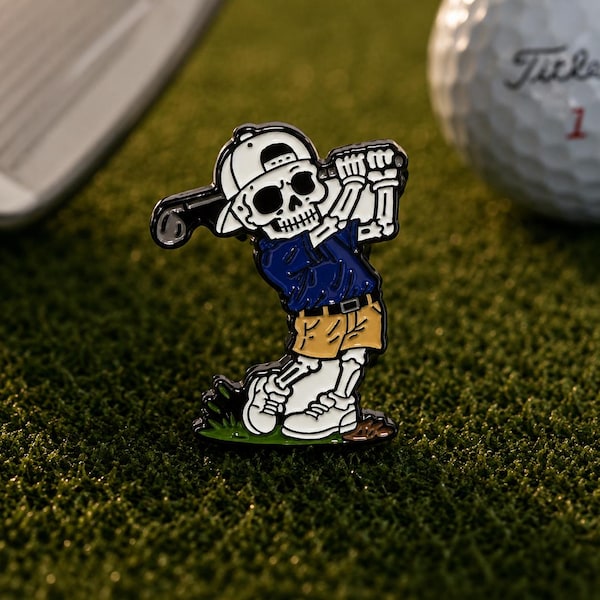 Golf Ball Marker - Skull