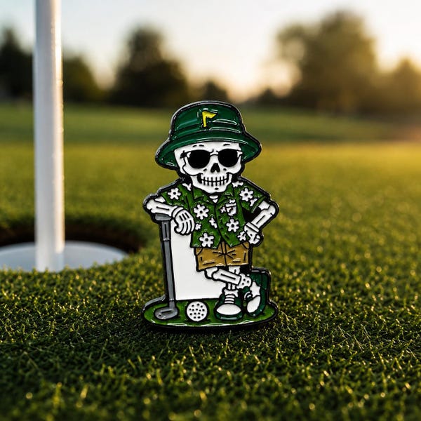 Golf Ball Marker - Skull