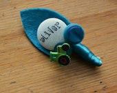 Personalised Name Childrens Buttonholes Page Boy Buttonhole Boutonniere Wedding