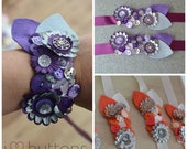 Handmade Wedding Button Wrist Corsage