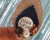 Page Boy Buttonhole Best Little Man Boutonniere Wedding Cheeky Little Monkey Rustic Wedding for Boys