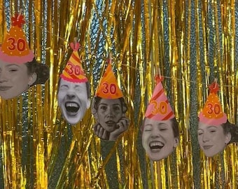 Custom Face Bunting for Birthday