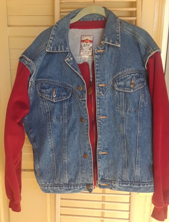 vintage looney tunes denim jacket