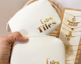 Personalized Mini Coin Purse | Custom Name Zipper Pouch
