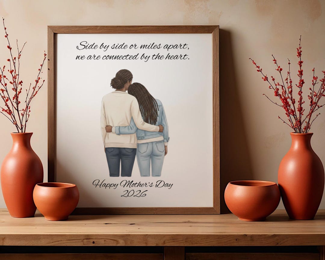 Mother Daughter Wall Art Printable, Mothers Day Gift From Daughter ...