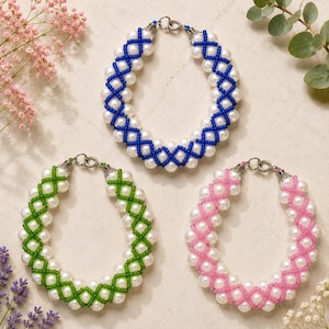 Easy Beaded Bracelet Tutorial PDF | DIY Bracelet Pattern | Beginner Beading Tutorial | Instant Download | Jewelry Making Guide