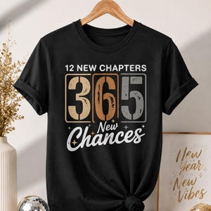 12 New Chapters 365 New Chances PNG SVG | New Year Inspirational Quote Design for Sublimation, T-Shirts, Mugs & Prints image 4