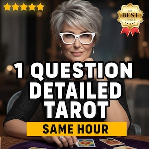 Tarotconsult met één vraag binnen hetzelfde uur, snelle tarotconsult met nauwkeurige paranormale inzichten, één vraag