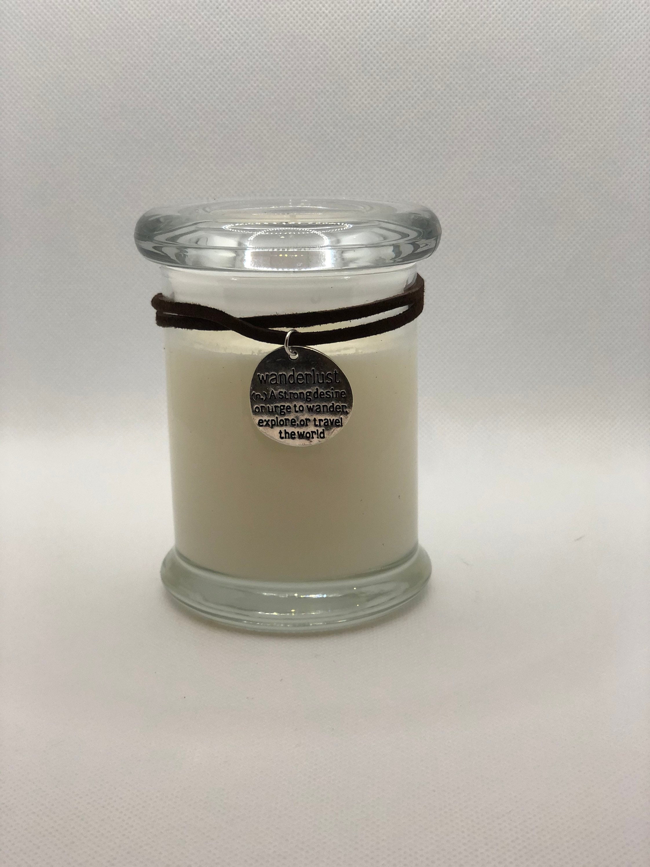 8 Ounce Apothecary Jar Candle Handmade and Hand Poured Filled With Soy ...
