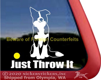 We Herd EweHigh Quality Border Collie Dog Window Decal Sticker