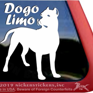 Dogo Limo | DC853CAR | High Quality Adhesive Vinyl Window Decal Sticker