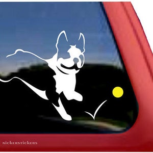 Boston Terrier | DC993BALL | High Quality Adhesive Vinyl Window Decal Sticker
