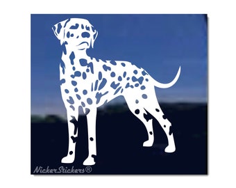 Dalmatian | High Quality Adhesive Vinyl Dalmatian Window Decal Sticker