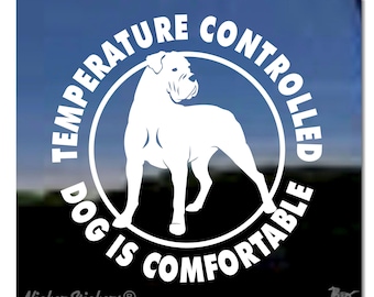 Cane Corso Guard Dog | NickerStickers® Quality Adhesive Vinyl Italian Mastiff Window Decal Sticker
