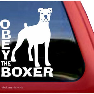 Den Boxer | NickerStickers® Klebefolie Fensteraufkleber