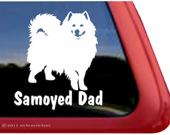 Samoyède - Panneaux Je Monte La Garde Attention Au Chien Et