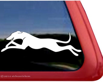 Classic Greyhound Decal | DC843PL | High Quality Adhesive Vinyl Window Decal Sticker