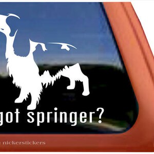 Got Spaniel? | DC297GOT | Hochwertige Klebefolie Fensteraufkleber