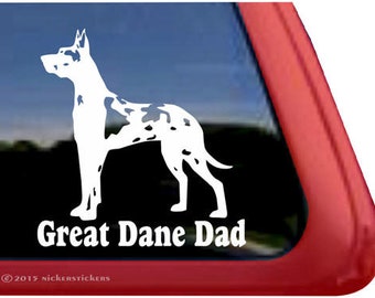 Great Dane Dad | DC350DAD | NickerStickers® Quality Adhesive Vinyl Window Decal Sticker