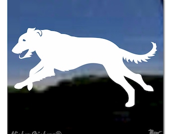 Custom Irish Wolfhound Decal | Quality Adhesive Vinyl Window Decal Sticker