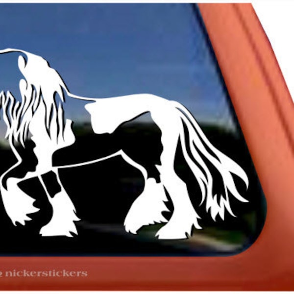 Gypsy Horse | DC499PLL | High Quality Adhesive Vinyl Window Decal Sticker - 4" tall x 6" wide