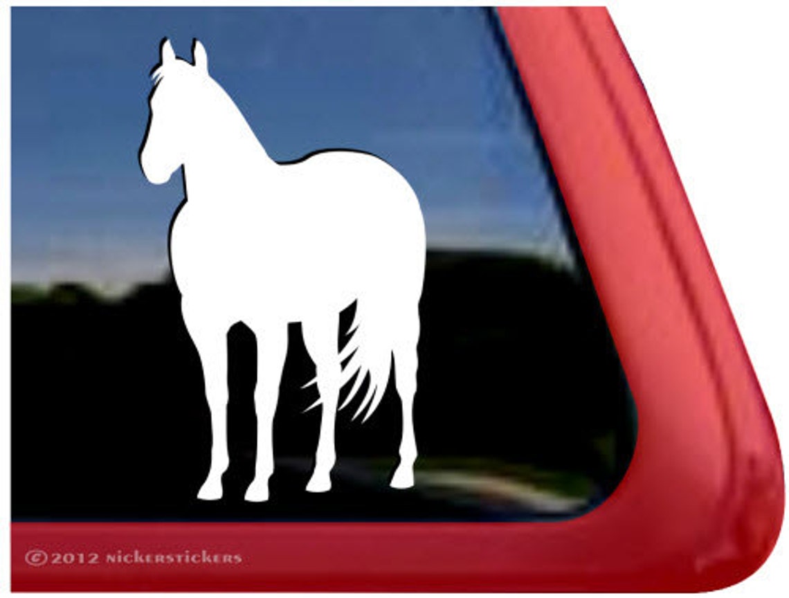Quarter Horse Decal DC579PL High Quality Adhesive Vinyl Etsy