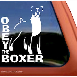 Den Boxer | NickerStickers® Klebefolie Fensteraufkleber